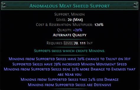 meat shield poe|Meat Shield Support .